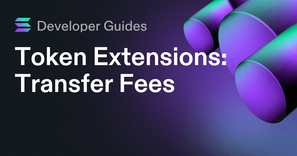 How to use the Transfer Fee extension